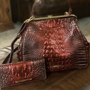 Melbourne Collection Emmy Satchel Bag infrared